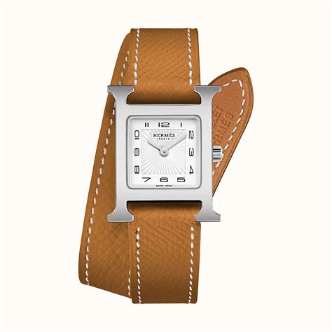 herenhorloge hermes vierkant|Heure H watch, Small model, 25 mm .